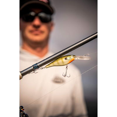 Berkley Flicker Shad Shallow Fishing Lure, Firetail Hot Perch, 2/7 oz, 2  3/4in | 7cm Crankbaits, Size, Profile and Dive Depth Imitates Real Shad