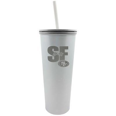 San Francisco 49ers NFL Steel Travel Tumbler Coffee Mug w/HD Metallic Logo