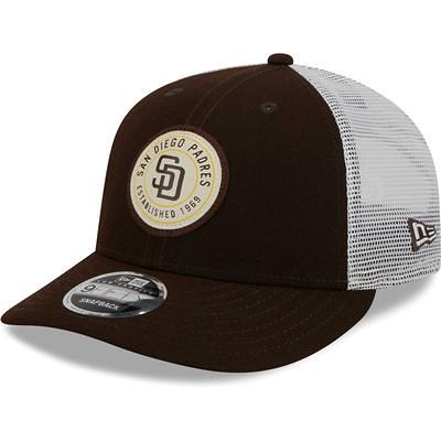 New Era 9FIFTY San Diego Padres P Logo Snapback Hat Black White