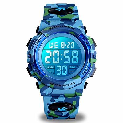 Sports Cool Boys Watches Multifunction Wristwatch Digital Camo Watch Cheap