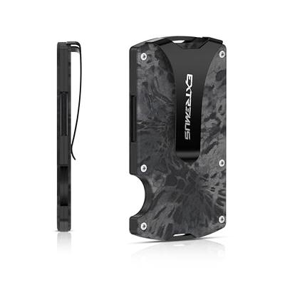 Tactical Wallet, Carbon Fiber Wallet, Money Clip, RFID Blocking