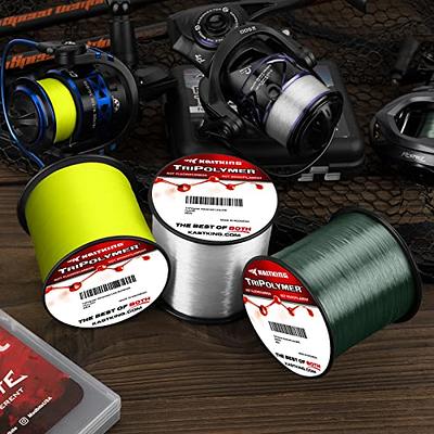 500yds Monofilament Fishing Line, Abrasion Resistant Dark Green Mono Line  Shock Absorber, Knot Friendly