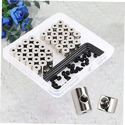 VILLCASE 1 Set 40pcs Screw Wrench Cap Pin Keepers Locking Biker Pin Locks  Metal Pin Keepers