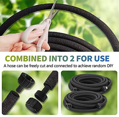 Holldoor 3 Pack Short Soaker Hose 15 Ft for Garden Beds, 1/2'' 50 ft Soaker  Hose for Foundation Watering, 70% Water Saving Drip Hose Irrigation for  Lawn, Landscaping, Garden (15 FEET x 3PACK, Black) - Yahoo Shopping