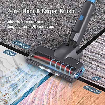  Proscenic Cordless Vacuum Cleaner, 30Kpa Cordless Stick Vacuum  with Strong Suction, Hardwood Floor Vacuum Whit Detachable Battery, Vacuum  Cleaner for Home…