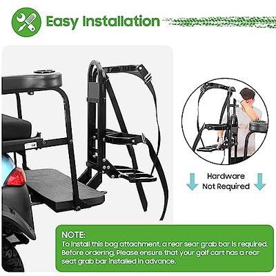 Icon Cart Golf Bag Holder For Rear Grab Bar - No Drilling Required