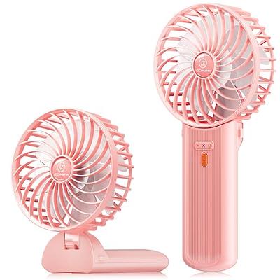 6 Handheld Mini Fan, Foldable USB Rechargeable Small Personal Fan, Battery  Operated Cooling Fan - Yahoo Shopping