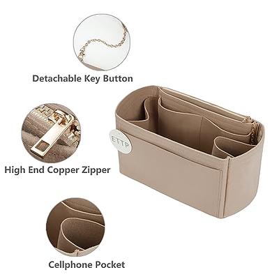 ETTP Purse Organizer Insert For Handbags, Tote Bag Organizer Insert,  Compatible with Marc Jacobs Tote and Onthego (Small, Beige) - Yahoo Shopping