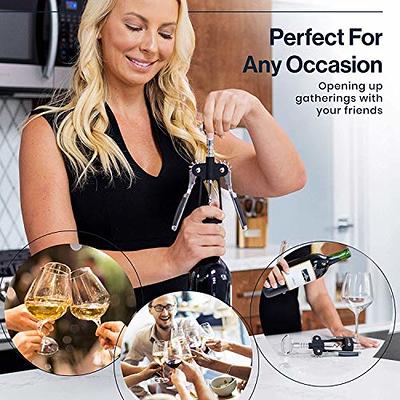 OXO Good Grips Wing Corkscrew-Bottle Opener (Black)