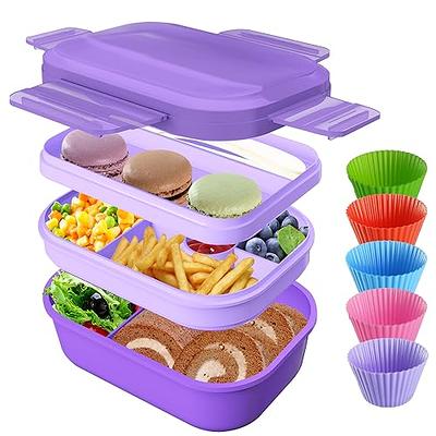  linoroso Stackable Bento Box Adult Lunch Box