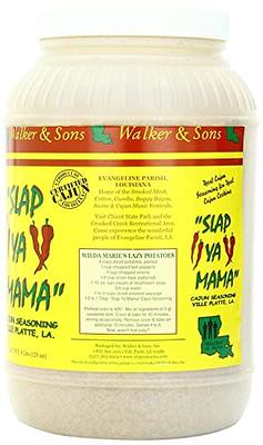 Slap Ya Mama Cajun Seasoning from Louisiana, Hot Blend, No MSG and Kosher,  Pack of 2