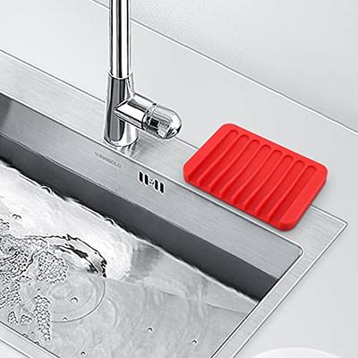 Large Silicone Sponge Holder Sink Organizer Drain Storage - Temu