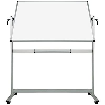 Dry Erase Board with Stand, Double Sided Magnetic Whiteboard, 24 x 36  Portable Height Adjustable White Board with Aluminium Frame