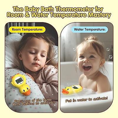 Baby Bath Thermometer - Digital Bathtub Temperature Thermometer, Kids  Bathroom Safety Bathing Floating Toy for Infant Newborn, Silent Color  Warning