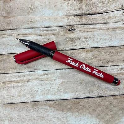 Fresh Out of Fcks Pen and Pad Set, Fresh Outta Fucks Pad and Pen, Snarky  Novelty Fresh Outta Fucks Pen Set, Funny Pad and Pen Desk Accessory Office  Supplies Gifts-4PCS - Yahoo