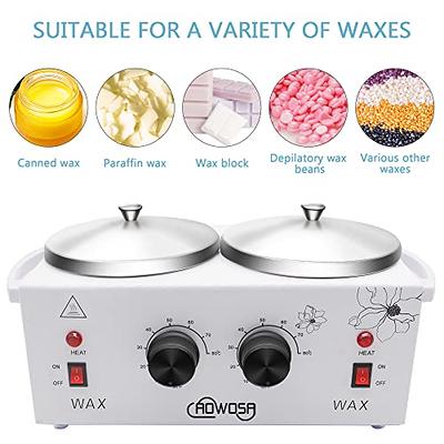  Professional Dual Wax Warmer for Hair Removal, Double