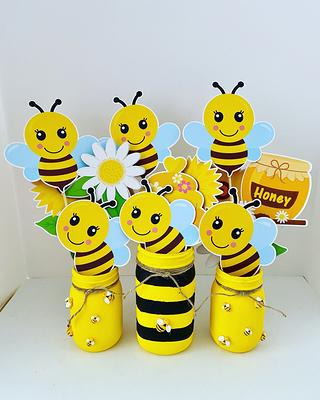 150 Pcs Bee Party Favors Include Bee Keychain Organza Bee Bag Bee