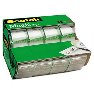 Scotch Removable Double Sided Tape w/Refillable Dispenser, 3/4 x 11.11 yds, 1 Core, 1 Roll (667) | Homeoffice