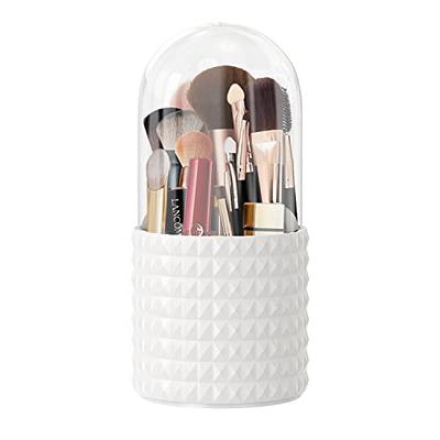 Vray Designs LLC Newly Designed Acrylic Makeup Brush Holder with 14 Slots  Tamil, Clear Cosmetic & Makeup Brush Holder Organizer, Sturdy 6mm Thick  Acrylic Makeup Organizer