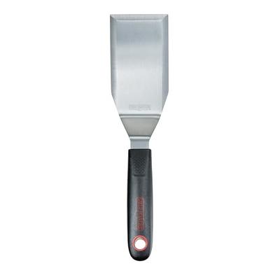 Linden Sweden 1011.02 Gourmaid 10 1/2 Black High-Heat Silicone Perforated  Wide Spatula / Turner