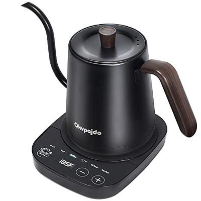 Small Electric Tea Kettle Stainless Steel, 0.8L Portable Mini Hot Water  Boiler Heater, Travel Electric Coffee Kettle with Auto Shut-Off & Boil Dry