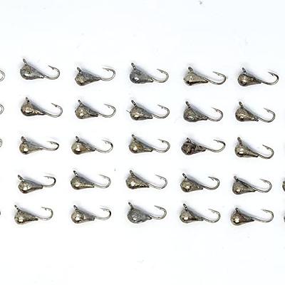 Vexan 50-Pack Unpainted Tungsten Teardrop Ice Fishing Jigs (0.8g - 3 mm, 16  Hook) - Yahoo Shopping