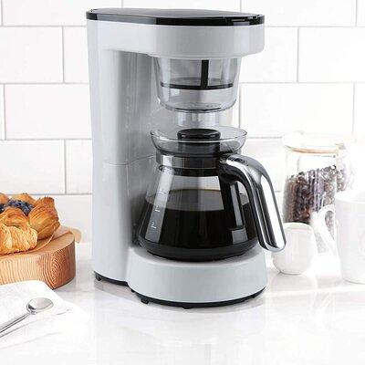 5 Cup Coffee Maker W/Reusable Filter,Small Drip Coffeemaker Brewer