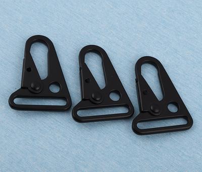 1.25 Matte Black Clip Hooks, 32mm Inner Metal Snap Hook Lobster Clasps,  Lanyard Webbing Strap Handbag Purse Supply - Yahoo Shopping