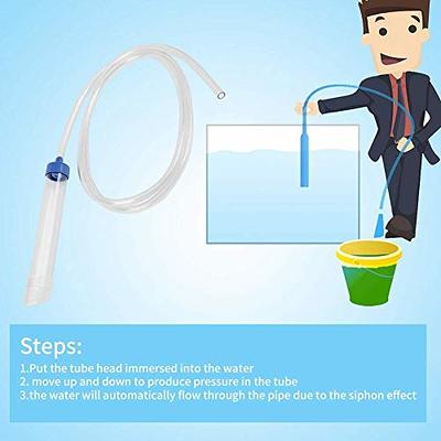 DAUERHAFT Aquarium Manual Water Changer Gravel Cleaner Siphon PVC Tube for Fish  Tanks,Fish Tank Cleaning Tools for Small Sized Tank - Yahoo Shopping