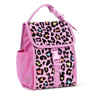 Choco Mocha Cheetah Lunch Box Kids for Girls Leopard-Pink