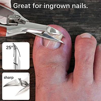 EBEWANLI Toe Nail Clippers 17mm Wide Jaw Opening Toenail Clippers