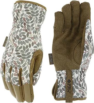 HUWLUIWA Work Gloves for Women, Touchscreen Working Glove Mechanic Gloves  for Construction Yardwork Gardening