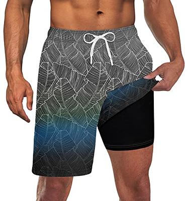 BRISIRA Mens Swim Shorts Swim Trunks 9 inch Bathing Suits Swimsuit Board  Compression Liner Quick Dry Blackgray : : Clothing, Shoes &  Accessories