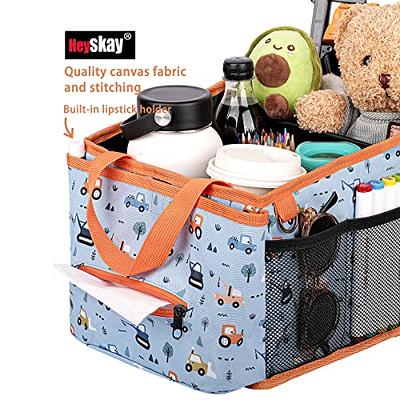 HEYSKAY Back Seat Car Organizer With Tissue Box Passenger Seat Organizer  Handbag Holder Coffee Cup Drink Holder for Console Front Toy Books Storage  for Kids (Black) - Yahoo Shopping