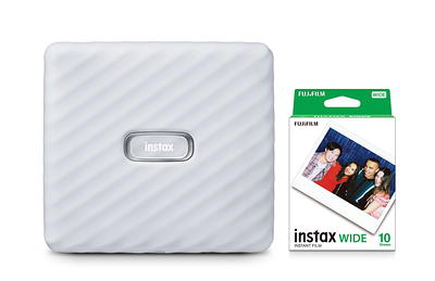 Fujifilm INSTAX Link Wide Smartphone Printer Bundle with Film (10