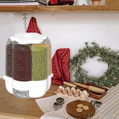 Food Storage Containers With Rotating Lids, Airtight Jars Storage