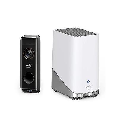 eufy Wireless Home Security System with eufyCam 2C 1080P Outdoor Camera, 2K  Add-on Video Doorbell 