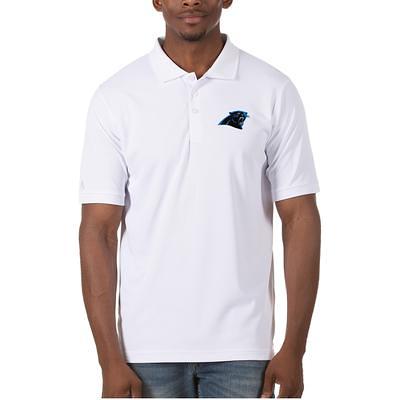 Carolina Panthers Antigua Spark Polo - White