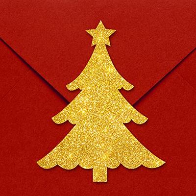 33pcs Christmas Holiday Glitter EVA Snowflake Christmas Tree Package Golden  Powder Foam Stickers, Christmas Gift Label Decoration Stickers, Party Deco