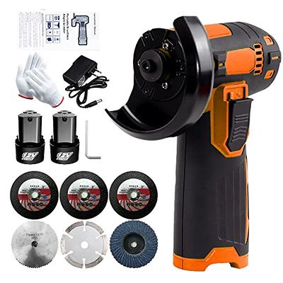 AVID POWER Angle Grinder, 7.5-Amp 4-1/2 inch Electric Grinder Power Tools  with Grinding and Cutting Wheels, Flap Disc and Auxiliary Handle for