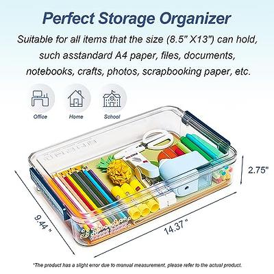 BTSKY 2 Layer Stack & Carry Box  Plastic Multipurpose Portable Storag