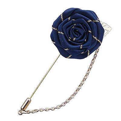 Women Brooch for Corsages,Flower Brooch Pins, Boutonniere Lapel Pin