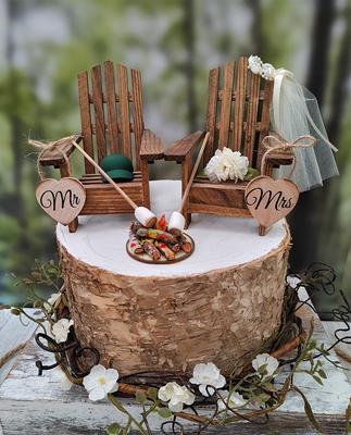 Camping Cake Topper, Hiking Couple Wedding Rv Theme Decor, Adventure  Topper, Mr & Mrs C341 - Yahoo Shopping