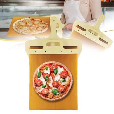 TJDQUOLI Sliding Pizza Peel - Pala Pizza Scorrevole, Sliding Pizza