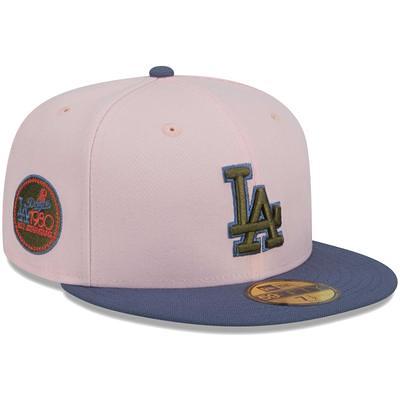 Men's New Era Light blue/navy Los Angeles Angels Green Undervisor 59FIFTY Fitted Hat