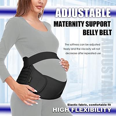 ChongErfei Maternity Belt, Pregnancy 3 in 1 Support Belt for Back/Pelvic/Hip  Pain, Maternity Band Belly Support for Pregnancy Belly Support Band (S: Fit  Ab 31.5-43.3, Black) - Yahoo Shopping