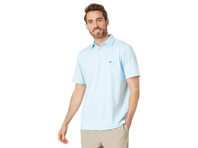 Vineyard Vines Destin Stripe Sankaty Polo Shirt In Blue