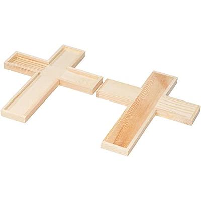 12 Pack Unfinished Wooden Cross Cutouts for Church, Sunday School Crafts,  DIY Home Wall Decor (8.9 x 6.5 In) - Yahoo Shopping