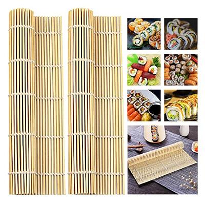 All Natural Bamboo Sushi Rolling Mat 9.5 Inch x 9 Inch