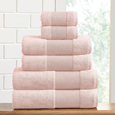750 GSM Plume Feather Touch Premium Cotton 6 pc Bath Towel Set by Beautyrest